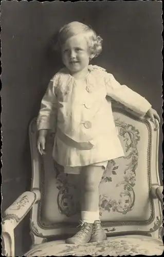 Foto Ak Herzog Albrecht von Sachsen, Sohn des Prinzen Ernst Heinrich