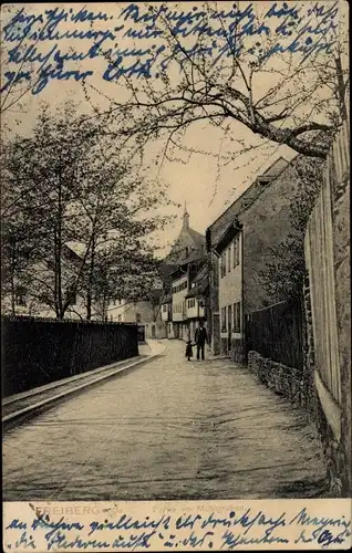 Ak Freiberg in Sachsen, Partie am Mühlgraben