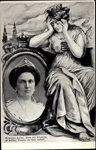 Ak Prinzessin Luisa von Sachsen, Luise von Österreich-Toskana