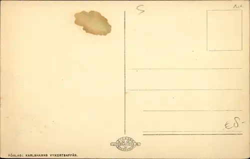 Ak Karlshamn Schweden, Parti av Torget