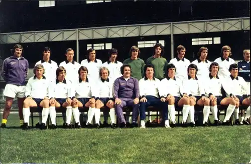 Ak Fußballmannschaft Derby County, The Rams, Gruppenbild, Spieler in Trikots