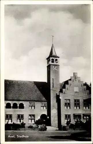 Ak Axel Zeeland Niederlande, Stadhuis