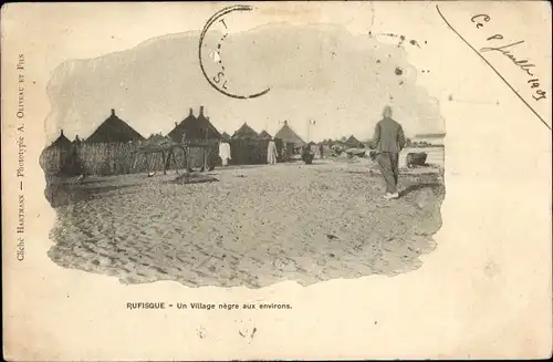 Ak Rufisque Senegal, un Village negre aux environs