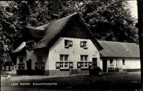 Ak Lage Mierde Nordbrabant, Boswachterswoning, De Hertenwei