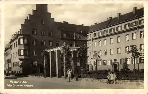 Ak Meerane in Sachsen, Fritz Brumm Straße