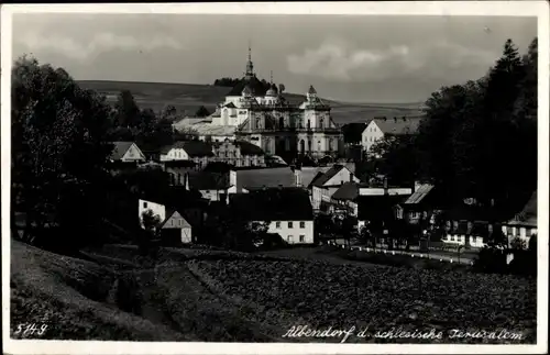 Ak Wambierzyce Albendorf Schlesien, Wallfahrtskirche, Basilika Mariä Heimsuchung