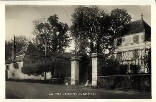 Ak Coppet Kanton Waadt, Entrée du Chateau