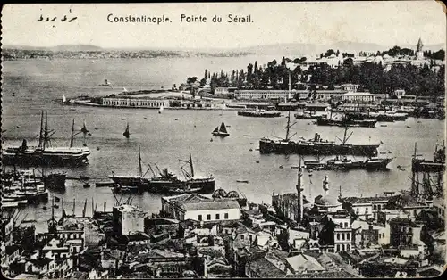 Ak Konstantinopel Istanbul Türkei, Pointe du Sérail