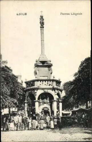 Ak Liège Lüttich Wallonien, Perron Liegeois