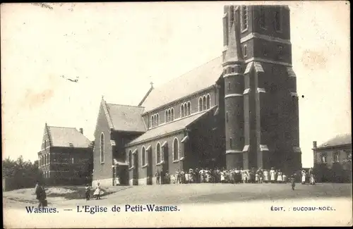 Ak Wasmes Wallonien Hennegau, L'Eglise de Petit-Wasmes