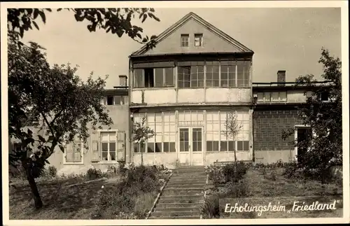 Foto Ak Pirna in Sachsen, Erholungsheim Friedland