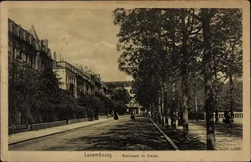 Ak Luxemburg, Boulevard du Viaduc