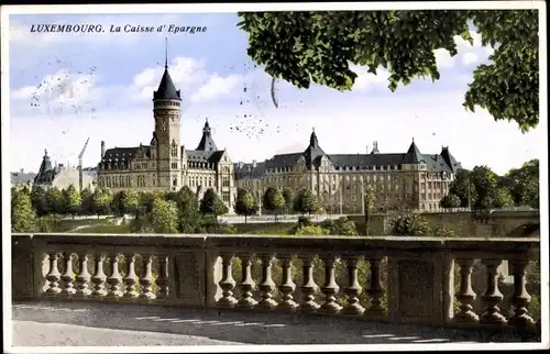 Ak Luxemburg Luxembourg, La Caisse d'Epargne