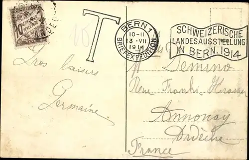 Ak Bern Stadt Schweiz, Der neue Bahnhofplatz