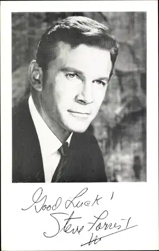 Foto Schauspieler Steve Forest, Portrait, Autogramm