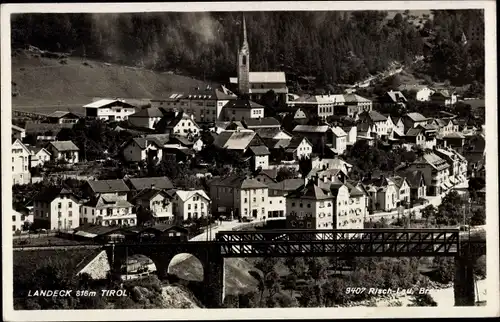 Ak Landeck in Tirol, Gesamtansicht