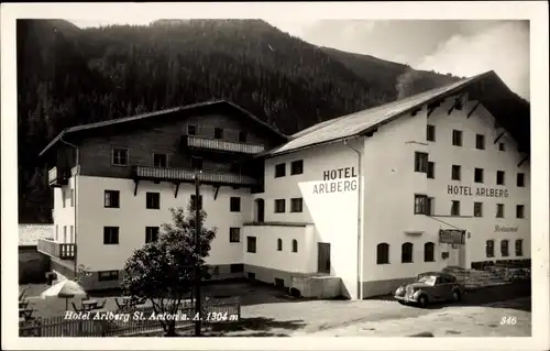 Ak Sankt Anton am Arlberg Tirol Österreich, Hotel Arlberg