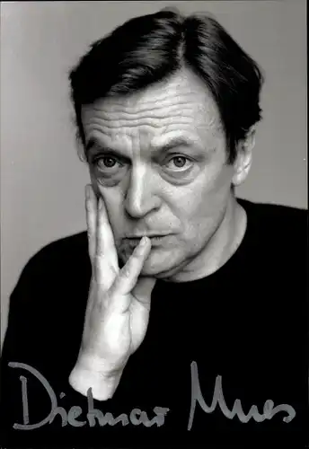 Ak Schauspieler Dietmar Mues, Portrait, Autogramm
