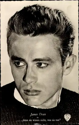 Ak Schauspieler James Dean, ... denn sie wissen nicht was sie tun