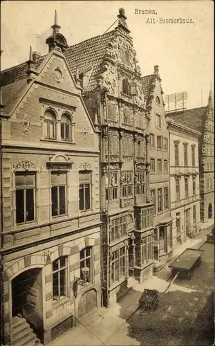 Ak Hansestadt Bremen, Alt-Bremerhaus
