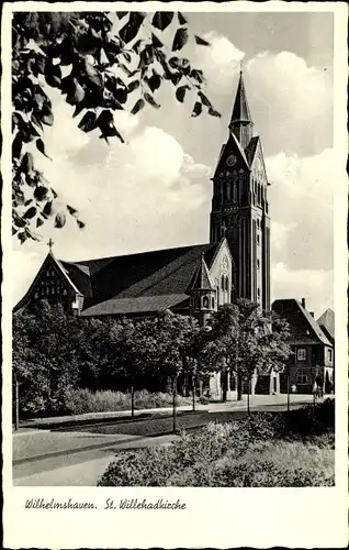 Ak Wilhelmshaven, St. Willehadkirche