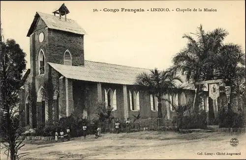 Ak Linzolo Brazzaville Französisch Kongo, Chapelle de la Mission