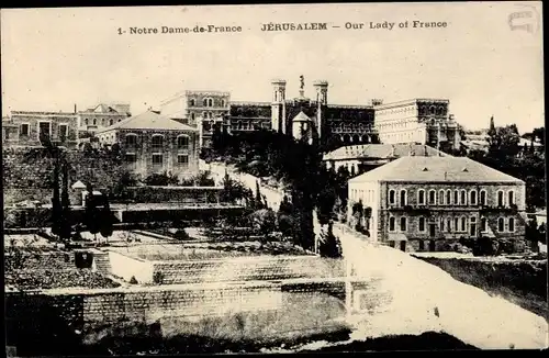 Ak Jerusalem Israel, Notre Dame de France