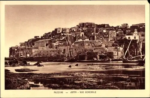 Ak Tel Aviv Jaffa Israel, Vue Generale