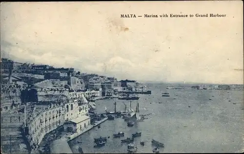 Ak Malta, Marina with Entrance to Grand Harbour