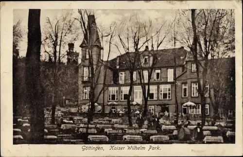 Ak Göttingen in Niedersachsen, Gaststätte Kaiser Wilhelm Park