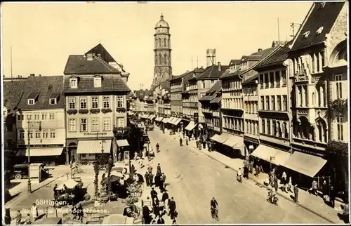 Ak Göttingen in Niedersachsen, Blick in die Weenderstraße