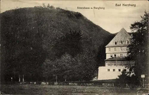 Ak Bad Harzburg am Harz, Ettershaus u. Burgberg