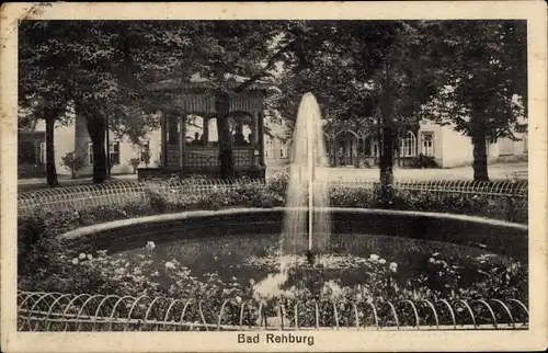 Ak Rehburg Loccum in Niedersachsen, Springbrunnen