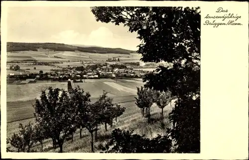 Ak Brüggen Gronau an der Leine, Panorama