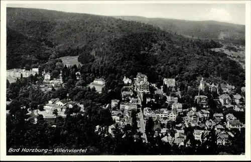 Ak Bad Harzburg am Harz, Villenviertel