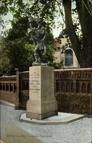 Ak Hildesheim in Niedersachsen, Huckauf-Denkmal