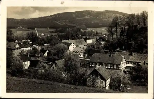 Ak Cunewalde Oberlausitz, Teilansicht mit dem Czorneboh