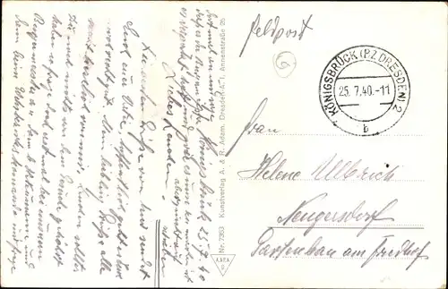 Ak Königsbrück in der Oberlausitz, Panorama