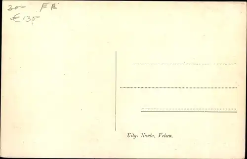 Ak St Anna Parochie Friesland Niederlande, Straßenpartie, Anwohner