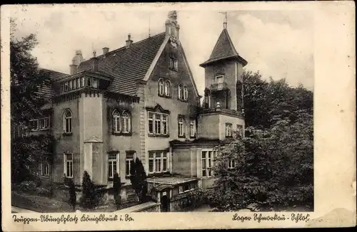 Ak Schmorkau Neukirch Sachsen, Lager Schmorkau, Schloss, Truppenübungsplatz Königsbrück