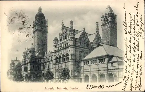 Ak London City England, Imperial Institute