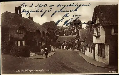 Ak Shanklin Isle of Wight England, Dorfpartie