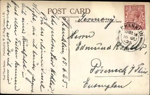 Ak Shanklin Isle of Wight England, Dorfpartie