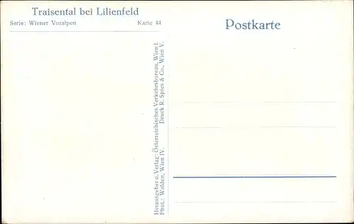 Ak Lilienfeld in Niederösterreich, Traisental, Winter, Wiener Voralpen