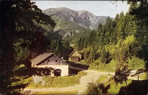 Ak Rosental in Kärnten, Rosenbachtal, Ortsmotiv