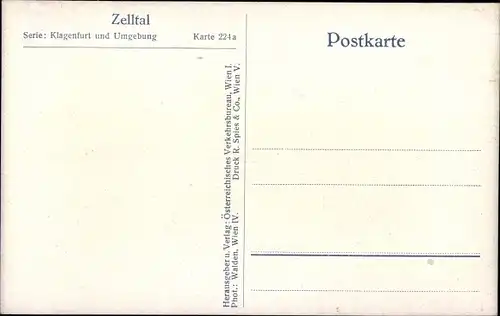 Ak Kärnten Österreich, Motiv im Zelltal