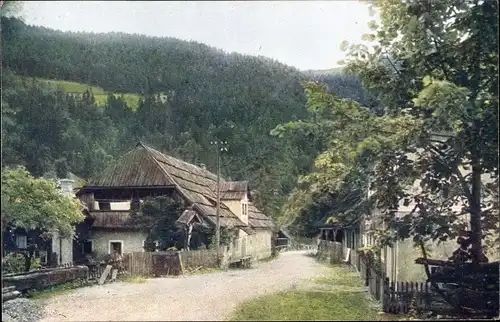 Ak Kärnten, Deutschpeter, Gasthof Deutscher Peter, Loiblstraße