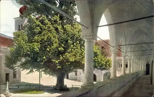 Ak Millstatt am See Kärnten, Klostergang