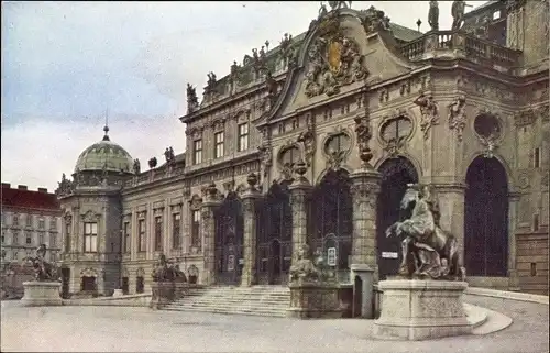 Ak Wien 3 Landstraße, Schloss Belvedere