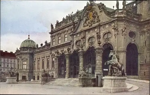 Ak Wien 3 Landstraße, Schloss Belvedere